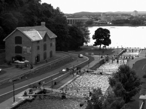 Bytown Museum and Rideau Canal Locks in Ottawa